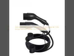7kW IEC 62196 Type 2 ถึง Type 2 EV สายชาร์จ AC 250V Europe Standard Electric Car Charger Station