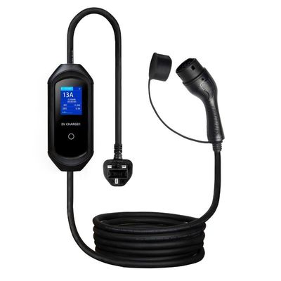 OEM Portable Type 2 Ev Charger Home Ev สถานีชาร์จ IEC 62196 AC 200-250V