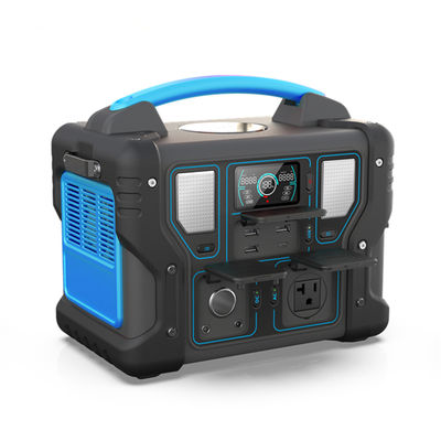 MPPT Solar Controller สถานีไฟฟ้าสำรองแบบพกพา แบตเตอรี่ลิเธียม แรงดันขาออก 110V 220V