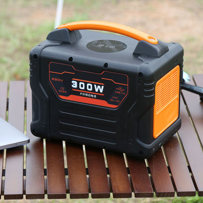 300W Portable Power Station Handle Solar Power Bank UL Li-ion Battery Energy System for Outdoor Camping
