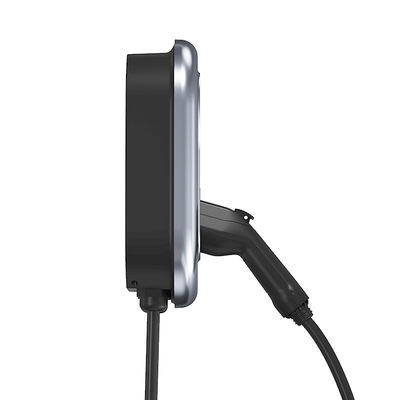 Type 1 EV Charger 40A สถานีชาร์จ 9.6KW Wallbox Level2 เครื่องชาร์จรถยนต์ไฟฟ้าพร้อมหน้าจอ LCD