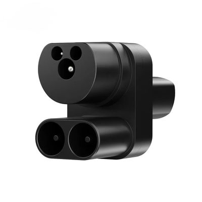 CCS2 Adapter Supercharger เปลี่ยนสำหรับ Tesla CCS Combo 2 ถึง TPC 500-1000V DC