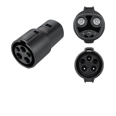 J1772 ถึง TPC Adapter สำหรับ Tesla รุ่น S 3 XY Tesla AC อะแดปเตอร์ชาร์จ 250V 60A