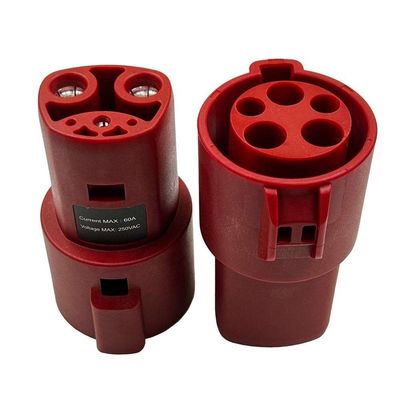 ต้นฉบับ OEM SAE J1772 ถึง Tesla AC 250V อะแดปเตอร์ชาร์จเครื่องชาร์จสำหรับรุ่น S 3 XY