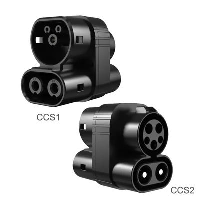 DC 1000V CCS1 ถึง CCS2 อะแดปเตอร์ชาร์จ 150A มาตรฐานอเมริกันถึงมาตรฐานยุโรป EV อะแดปเตอร์ชาร์จ