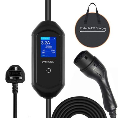 3.5kw 16A Type1 Homeuse Portable EV Charger AC Fast Mobile EV Charger Station พร้อมปลั๊กป้องกัน