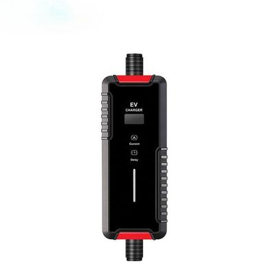SAE J1772 32A Single Phase Type 1 สถานีชาร์จแบบพกพา EV AC Home Charger ปรับกระแสได้