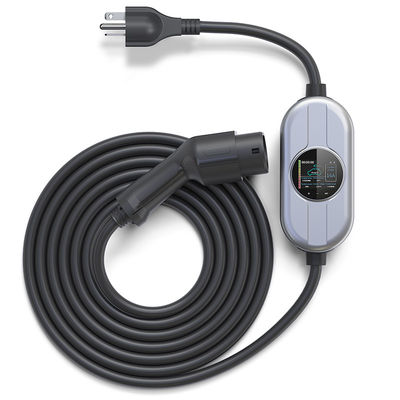 7.68kw AC Type 1 Cable 7.4m สถานีชาร์จรถยนต์ไฟฟ้า EV Charger สำหรับใช้ในบ้าน