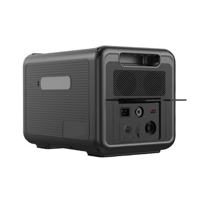 AC 1200W Input Portable Power Station, เครื่องกำเนิดพลังงานแสงอาทิตย์พร้อมแผงโซลาร์เซลล์ที่มีจอ LCD