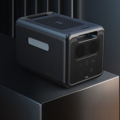 AC 1200W Input Portable Power Station, เครื่องกำเนิดพลังงานแสงอาทิตย์พร้อมแผงโซลาร์เซลล์ที่มีจอ LCD