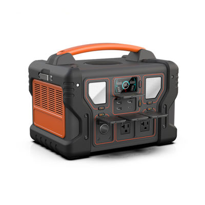 จอแสดงผล LCD 1008Wh Portable Power Station เครื่องกำเนิดไฟฟ้าพลังงานแสงอาทิตย์กลางแจ้งสำรองแบตเตอรี่ LiFePO4