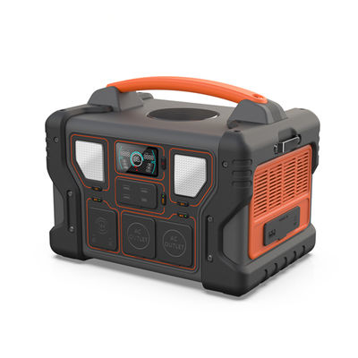 จอแสดงผล LCD 1008Wh Portable Power Station เครื่องกำเนิดไฟฟ้าพลังงานแสงอาทิตย์กลางแจ้งสำรองแบตเตอรี่ LiFePO4
