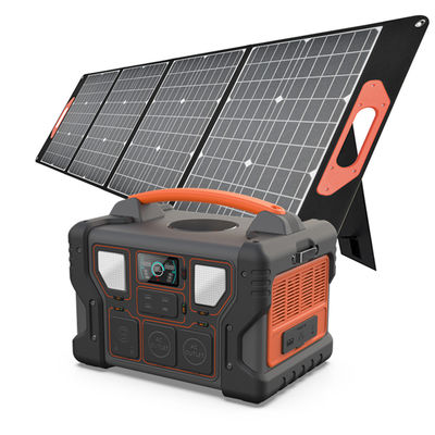 1000W Home/Outside Backup Power Station 1008Wh แบตเตอรี่ LiFePO4 พร้อมแผงโซลาร์เซลล์