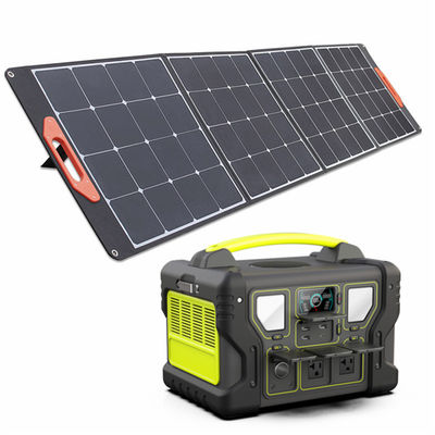 จอแสดงผล LCD 300W / 500W / 700W / 1000W สถานีไฟฟ้าพกพาพร้อมแผงโซลาร์เซลล์กันน้ำ Refurbish