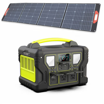 1000W Portable Power Station 999Wh UL Li-Ion Battery Backup Power Supply พร้อมแผงโซลาร์เซลล์
